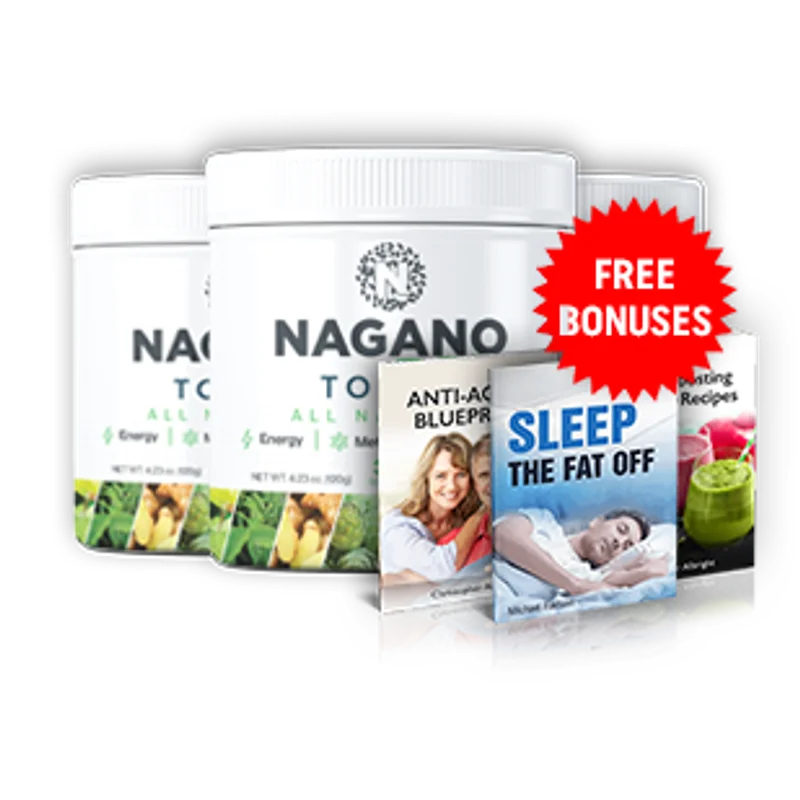 Nagano Tonic Weight Management Relief Supplement — 3 Bottle / 90 Day Pack