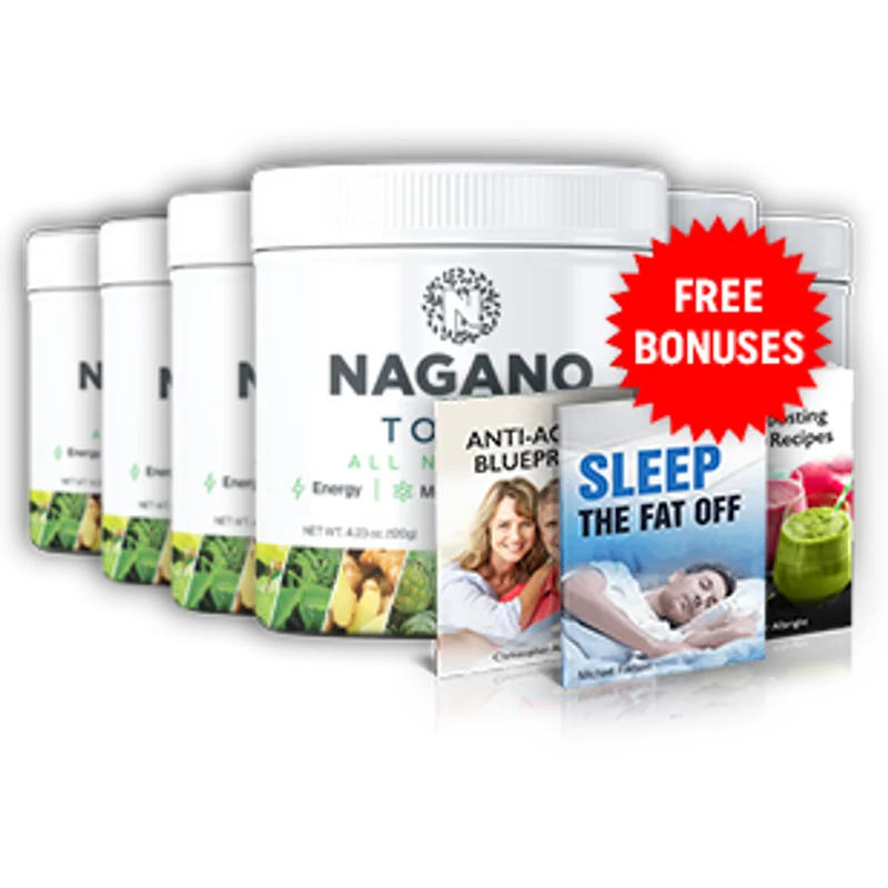 Nagano Tonic Weight Management Relief Supplement — 6 Bottle / 180 Day Pack